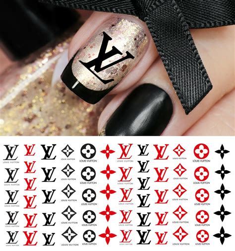 lv stickers for nails|louis vuitton nail transfers.